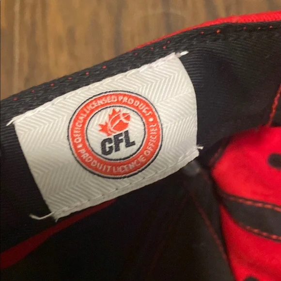 Red Structured Baseball Hat with Embroidered Logo - Picture 4 of 4